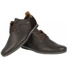 Men's shoes, BURGUNDY, genuine leather