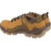Men's trekking NIK boots, YELLOW leather, breathable membrane Sympatex