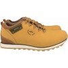 Men's trekking NIK shoes, LIGHT-BROWN leather, breathable membrane Sympatex
