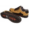 Men's trekking NIK shoes, BROWN leather, breathable membrane Sympatex