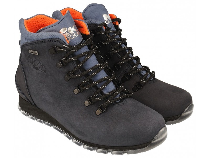 Women's trekking boots NIK - dark-blue - breathable membrane Sympatex