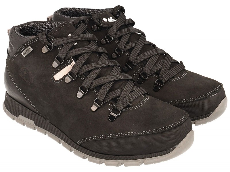 Women's hiking shoes, BLACK, genuine leather, membrane, breathable Sympatex