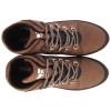 Trekking shoes, youth, BROWN leather nubukowa, breathable membrane
