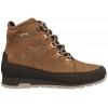 Trekking shoes, youth, BROWN leather nubukowa, breathable membrane