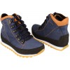 Women's trekking shoes, BLUE leather, breathable membrane Sympatex