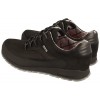 Men's trekking NIK shoess, BLACK leather, breathable membrane Sympatex