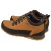 Men's trekking NIK shoes, LIGHT BROWN leather, breathable membrane Sympatex