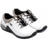 Women's hiking shoes, WHITE leather, breathable membrane Sympatex