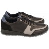 Sport sneakers for men, BLACK genuine leather